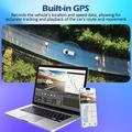 V66 3-kanals GPS-dashcam - 4K foran, i kabinen og bagtil - sort