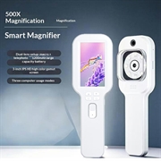 V8 500X håndholdt digital lup med LED-belysning - hvid