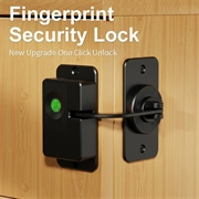 V86 Hjørnemodel Biometrisk Smartlås med børnesikkerhed - Sort