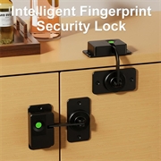 V86 Hjørnemodel Biometrisk Smartlås med børnesikkerhed - Sort