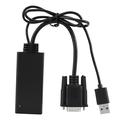 VGA til HDMI adapter med USB til strøm og lyd - 1080p