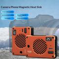 VRIG TT-02 Magnetisk TEC-køleventilator til telefon og kamera - orange