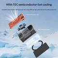 VRIG TT-02 Magnetisk TEC-køleventilator til telefon og kamera - orange