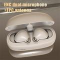 VSIDEA A91 ENC Støjreducerende trådløse øretelefoner med dobbelt mikrofon - hvid
