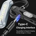 VSIDEA V82 Bluetooth-headset med åbne ørepropper - 20 timers afspilningstid - Sort