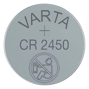 Varta CR2450/6450 Lithium Knapcelle Batteri 6450101401 - 3V