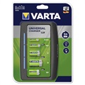 Varta Easy Universal Batterilader - 4x AA/AAA/C/D, 1x 9V
