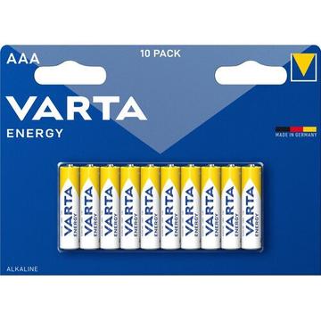 Varta Energy LR03/AAA-batteri - 10 stk.