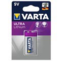 Varta Ultra Lithium 9V Batteri 06122301401