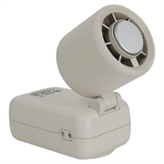 Verbatim Cool \'n\' Go Ice Touch Mini håndholdt ventilator - hvid sølv