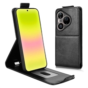 Huawei Pura 90 Pro Max lodret flip-etui med stativ