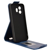 OnePlus 15T lodret flip-etui med stativ - mørkeblå