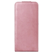 OnePlus 15T lodret flip-etui med stativ - rosaguld