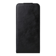 Sony Xperia 1 VIII lodret flip-etui med stativ - sort
