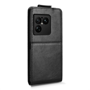 Sony Xperia 1 VIII lodret flip-etui med stativ - sort