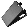 Huawei P30 Flip Taske med Kortholder - Sort