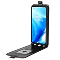 OnePlus Nord N20 5G Vertikal Flip Cover med Kortholder - Sort