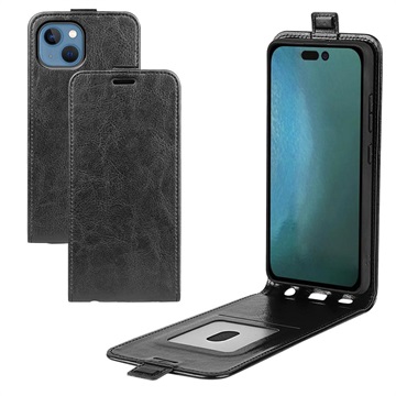 iPhone 14 Vertikal Flip Cover med Kortholder