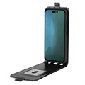 iPhone 14 Vertikal Flip Cover med Kortholder