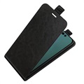 iPhone 14 Vertikal Flip Cover med Kortholder