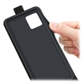 Motorola Moto G32 Vertikal Flip Taske med Kortholder - Sort