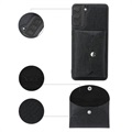 Vili T Samsung Galaxy S21+ 5G Cover med Magnetisk Pung - Sort