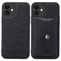 Vili T iPhone 12/12 Pro Cover med Magnetisk Pung - Sort