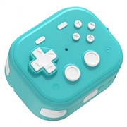 AirPods Pro 3 Vintage spillekonsol-stil plastik cover med hjertevedhæng - Blå