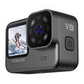 Viran V9 4K 60FPS dobbeltskærms actionkamera - sort