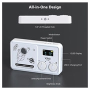 Vrig FD-98 Dobbelt farve LED-fyldningslys - 2500K-9000K