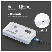 Vrig FD-98 Dobbelt farve LED-fyldningslys - 2500K-9000K