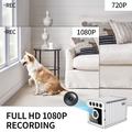 W05 1080P mini-WiFi-overvågningskamera til indendørs brug med nattesyn - hvid