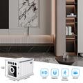W05 1080P mini-WiFi-overvågningskamera til indendørs brug med nattesyn - hvid