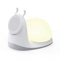 W11 Snegledesign MagSafe trådløs oplader med natlampe - hvid