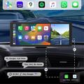 W514A 10.26" Dash Cam CarPlay-skærm med dobbelt optagende AHD-kamera