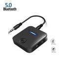 WB5 - 2-i-1 Bluetooth V5.0 Audio Transmitter/modtager TV/PC/Bil - Sort