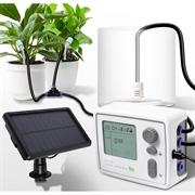 WD-01GD Smart vandingssystem til solcelleanlæg - dobbeltpumpe, timer, justerbare dryp-pile