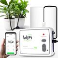 WD-01GDE WiFi-styret smart dobbeltpumpe til automatisk vanding af planter - hvid