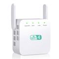 WD-611U 300 Mbps WiFi-extender med dobbelte antenner - EU-stik - Hvid
