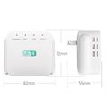 WD-611U 300 Mbps WiFi-extender med dobbelte antenner - EU-stik - Hvid