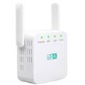 WD-611U 300 Mbps WiFi-extender med dobbelte antenner - EU-stik - Hvid