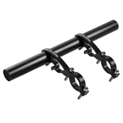 WEST BIKING Aluminiumslegering Cykelstyrforlænger Dobbelt klembeslag til cykellygte GPS-computer