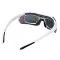 WEST BIKING Motorcykelbriller Multilayer Mirror Lens Powersports Solbriller Goggles - Hvid
