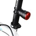 WEST BIKING Smart Sensor cykelbremselys 6 tilstande Vandtæt USB-opladningscykel Sadelpind LED baglygte