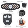 WEST BIKING YP0701313 Genopladelig cykel-LED-baglygte Fjernbetjening Cykel Cykling Blink Advarsel Baglygte med Horn Påmindelse Tone