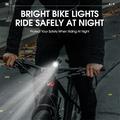 WEST BIKING YP0701332 500LM cykel lys LED forlygte nat cykling cykel sikkerhed lommelygte - sort
