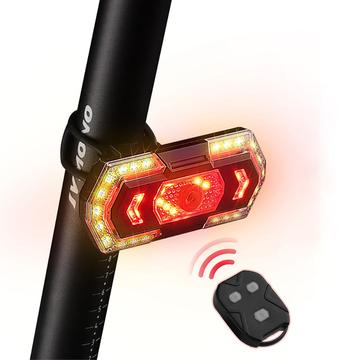 WEST BIKING YP0701348 MTB-cykelbaglygte Vandtæt advarselslampe til cykel RC-baglygte med højttaler