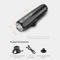 WEST BIKING YP0701404 Multifunktionel cykellygte med sensor 600 lumen Type-C forlygte Landevejscykellygte