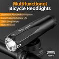 WEST BIKING YP0701404 Multifunktionel cykellygte med sensor 600 lumen Type-C forlygte Landevejscykellygte