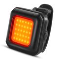 WEST BIKING YP0701418 Cykel LED lys Road MTB Cykel sikkerhedslampe - sort baglygte / rødt lys